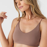 Saltwater Solids Middles Longline Bralette Top
