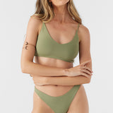Saltwater Solids Middles Longline Bralette Top