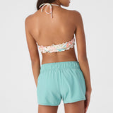 Girl's Saltwater Solids Lane 2" Elastic Boardshorts