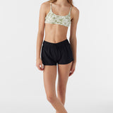 Girl's Saltwater Solids Lane 2" Elastic Boardshorts