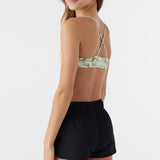 Girl's Saltwater Solids Lane 2" Elastic Boardshorts