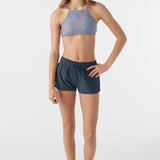 Girl's Saltwater Solids Lane 2" Elastic Boardshorts