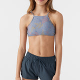 Girl's Saltwater Solids Lane 2" Elastic Boardshorts