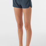 Girl's Saltwater Solids Lane 2" Elastic Boardshorts