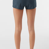 Girl's Saltwater Solids Lane 2" Elastic Boardshorts