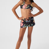 Girl's Saltwater Essentials Lane 2" Printed Boardshorts