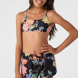 Girl's Saltwater Essentials Lane 2" Printed Boardshorts