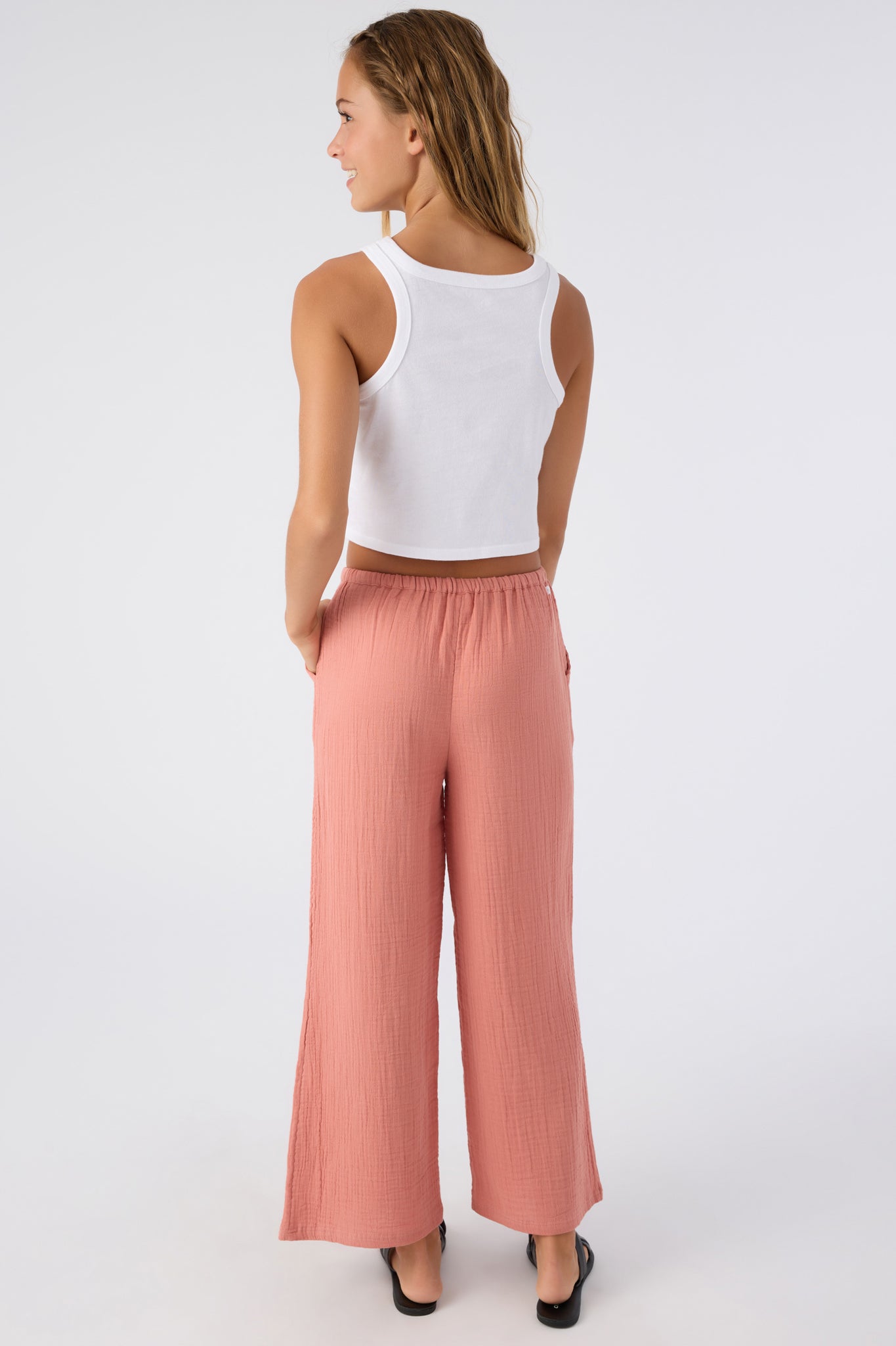 By Anthropologie Wide-Leg Smocked Gauze Pants | Anthropologie Japan -  Women's Clothing, Accessories & Home