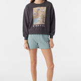 Girl's Ana Crew Neck Fleece Pullover