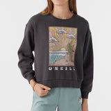 Girl's Ana Crew Neck Fleece Pullover