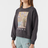 Girl's Ana Crew Neck Fleece Pullover