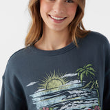 Girl's Ana Crew Neck Fleece Pullover