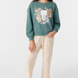 Girl's Ana Crew Neck Fleece
