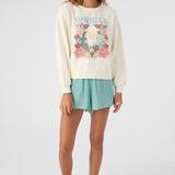 Girl's Ana Crew Neck Fleece Pullover