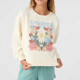 Girl's Ana Crew Neck Fleece Pullover