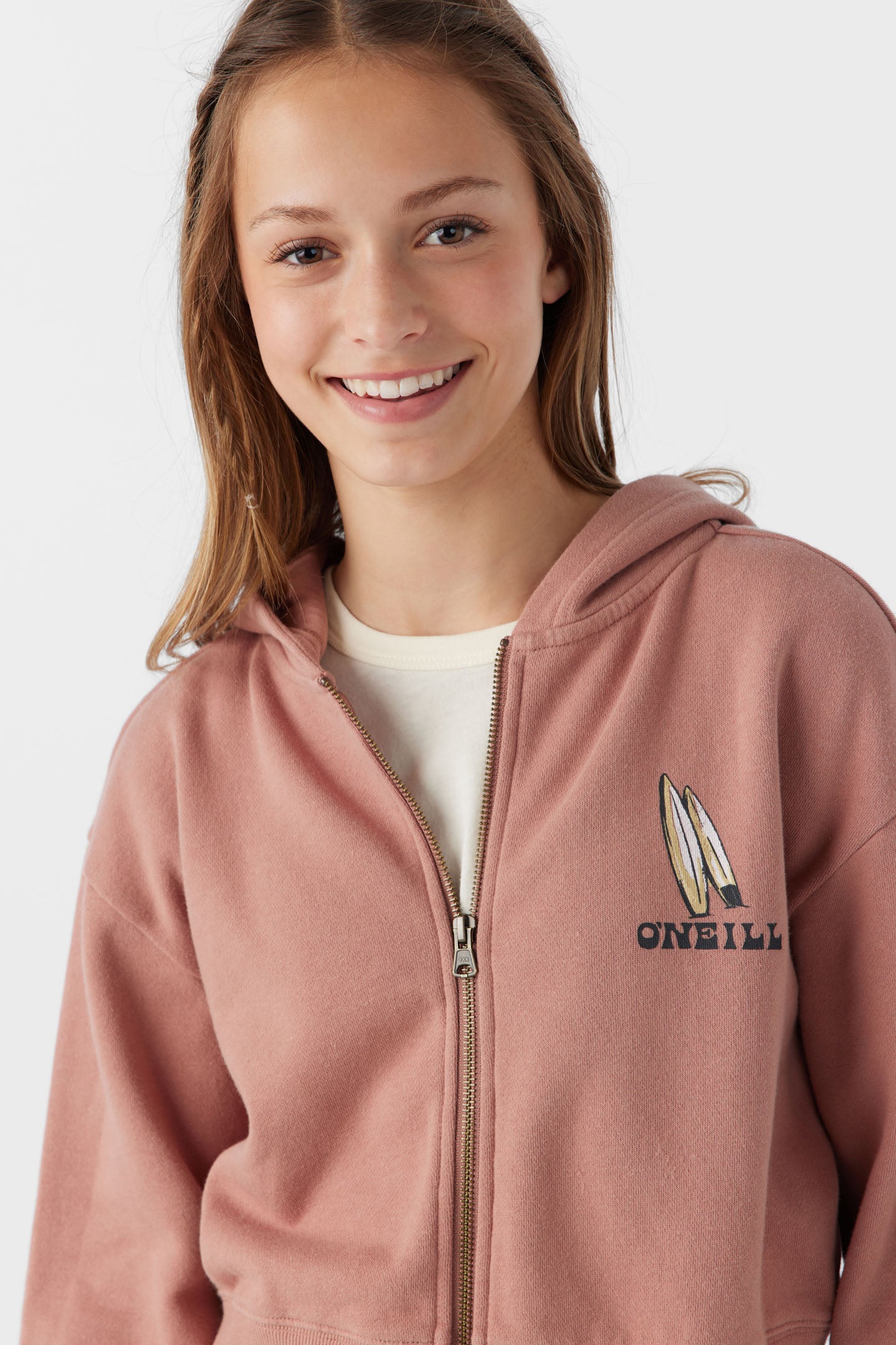 GIRL'S DARCIE ZIP FLEECE JACKET