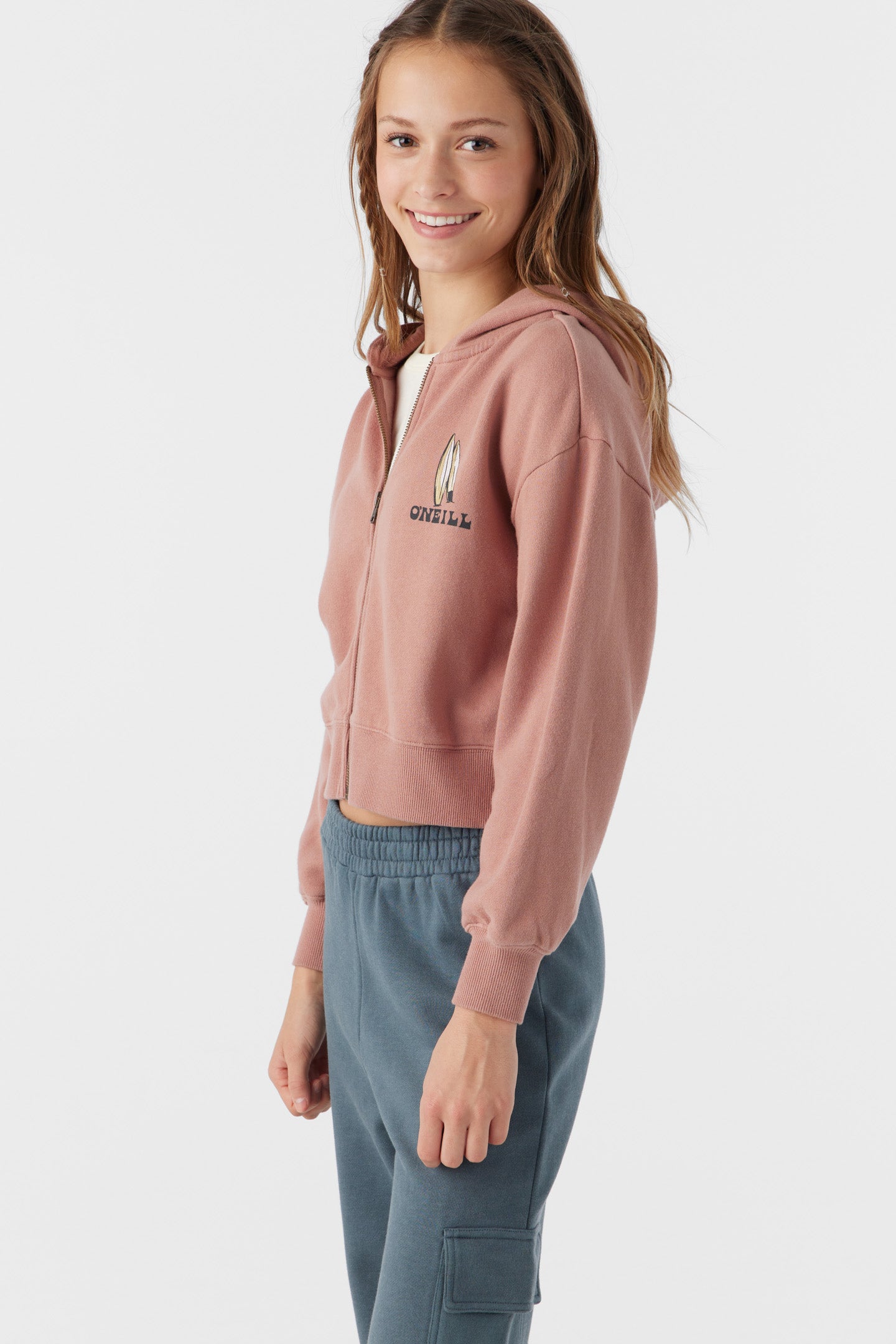 GIRL'S DARCIE ZIP FLEECE JACKET