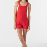 Girl's Starlette Overall Romper