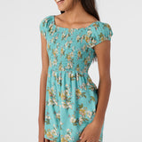 Girl's Loren Woven Romper