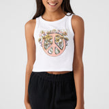 Girl's Peace Flower Tank