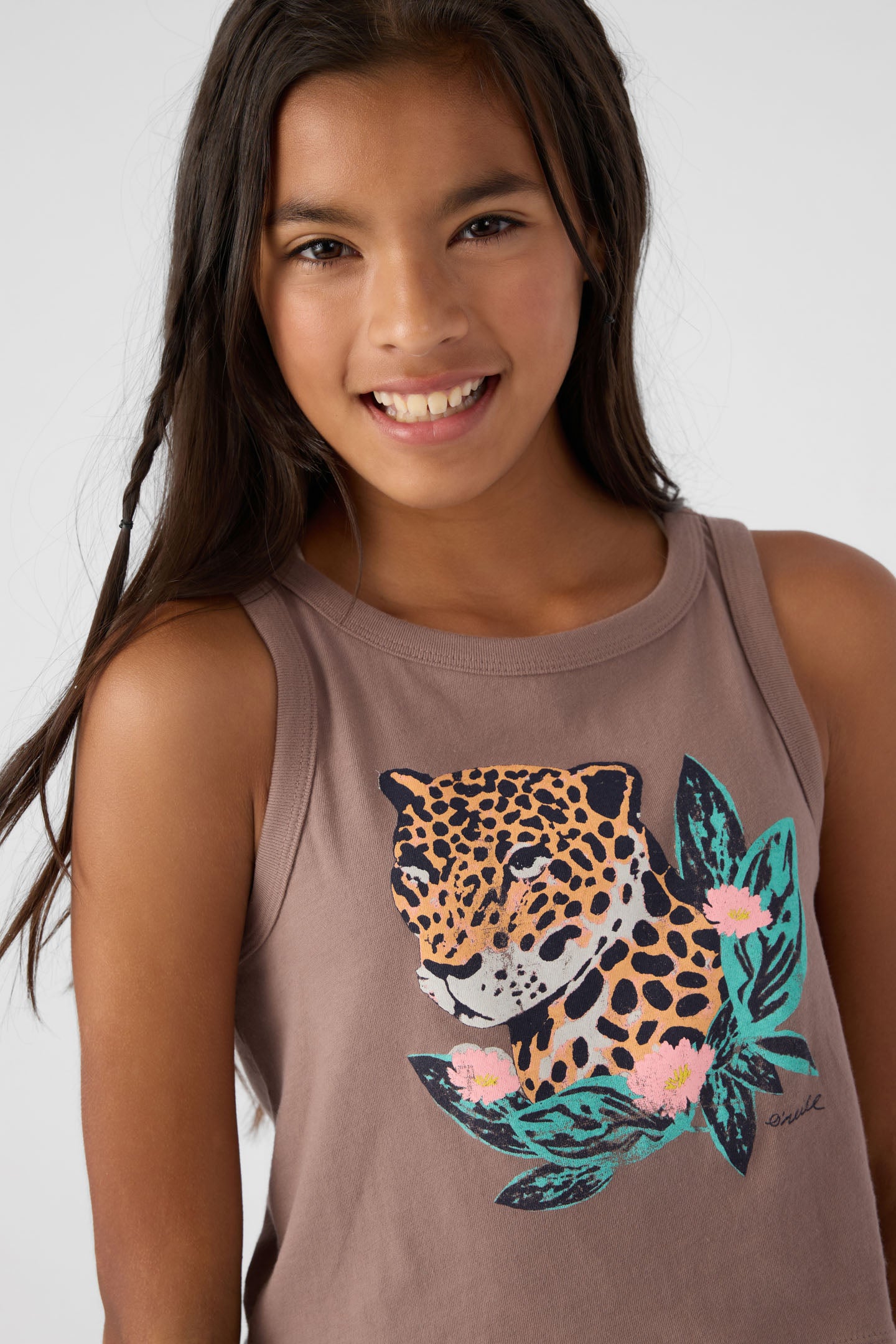 GIRL'S CHEETAH TANK