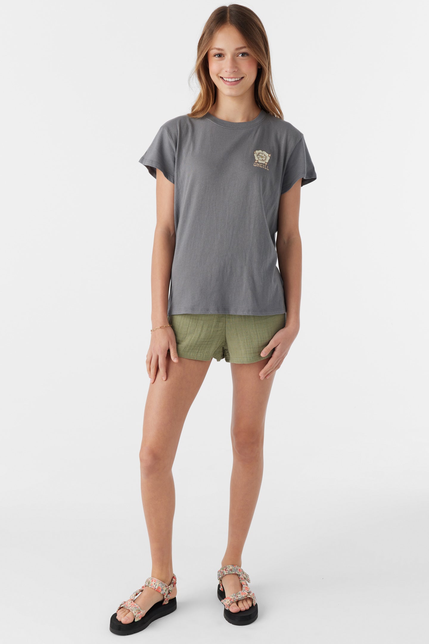 GIRL'S ADORNED SKY TEE