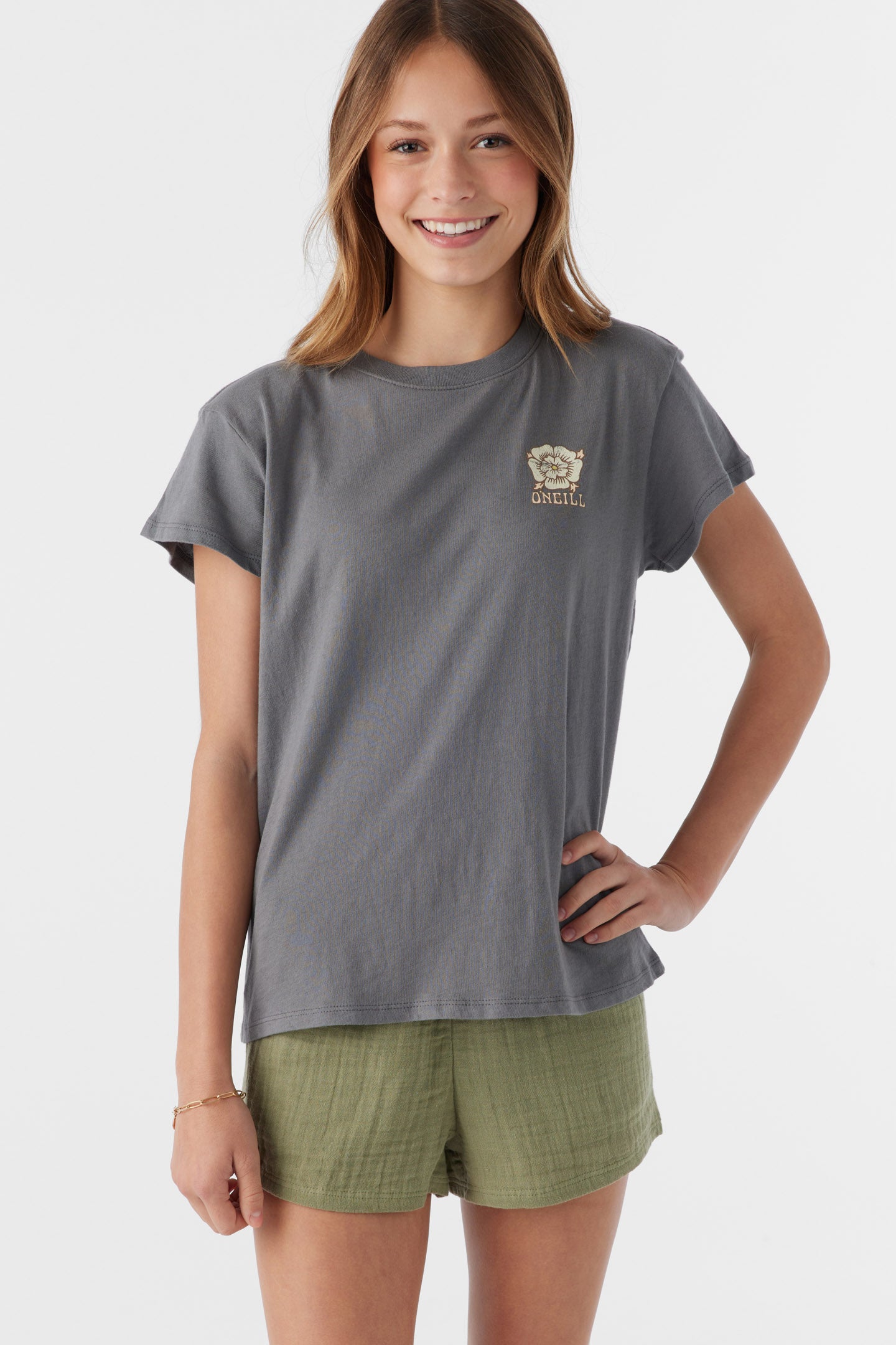 GIRL'S ADORNED SKY TEE