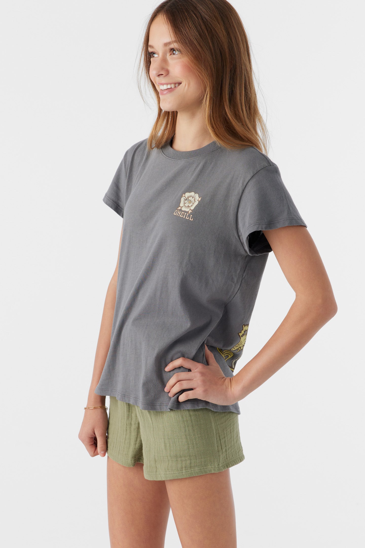 GIRL'S ADORNED SKY TEE