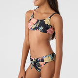 Girl's Kali Floral Tie Back Bralette & Bottoms