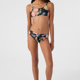 Girl's Kali Floral Tie Back Bralette & Bottoms