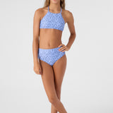 Girl's Isabella Ikat Braided High Neck Top & Bottoms