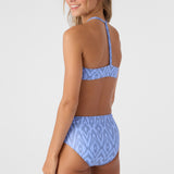 Girl's Isabella Ikat Braided High Neck Top & Bottoms