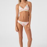 Girl's Dalia Floral Wrap Top Swim Set