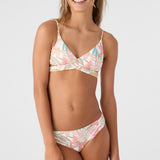 Girl's Dalia Floral Wrap Top Swim Set
