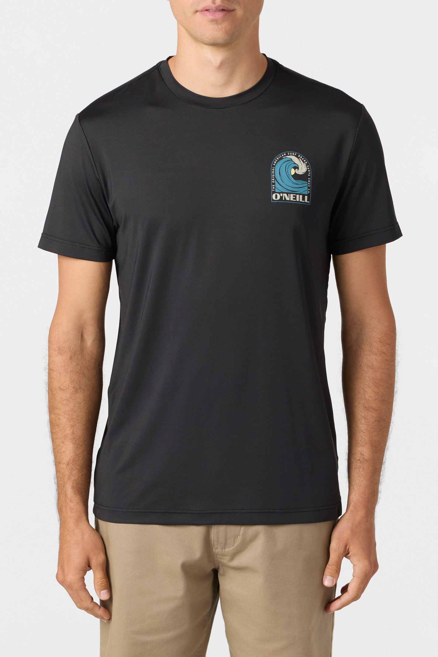 TRVLR Upf Tee - Swell Standard Fit Tee - Black | O'Neill