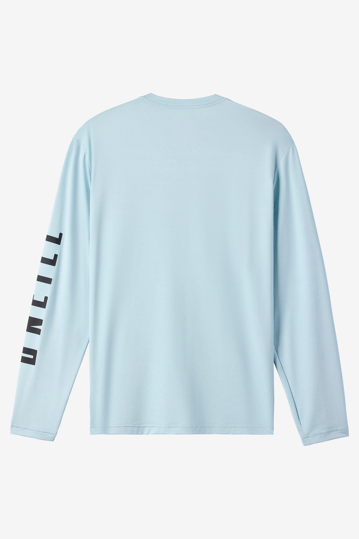 TRVLR Upf Tee - Wordmark Long Sleeve Pullover - Heather Light Blue 