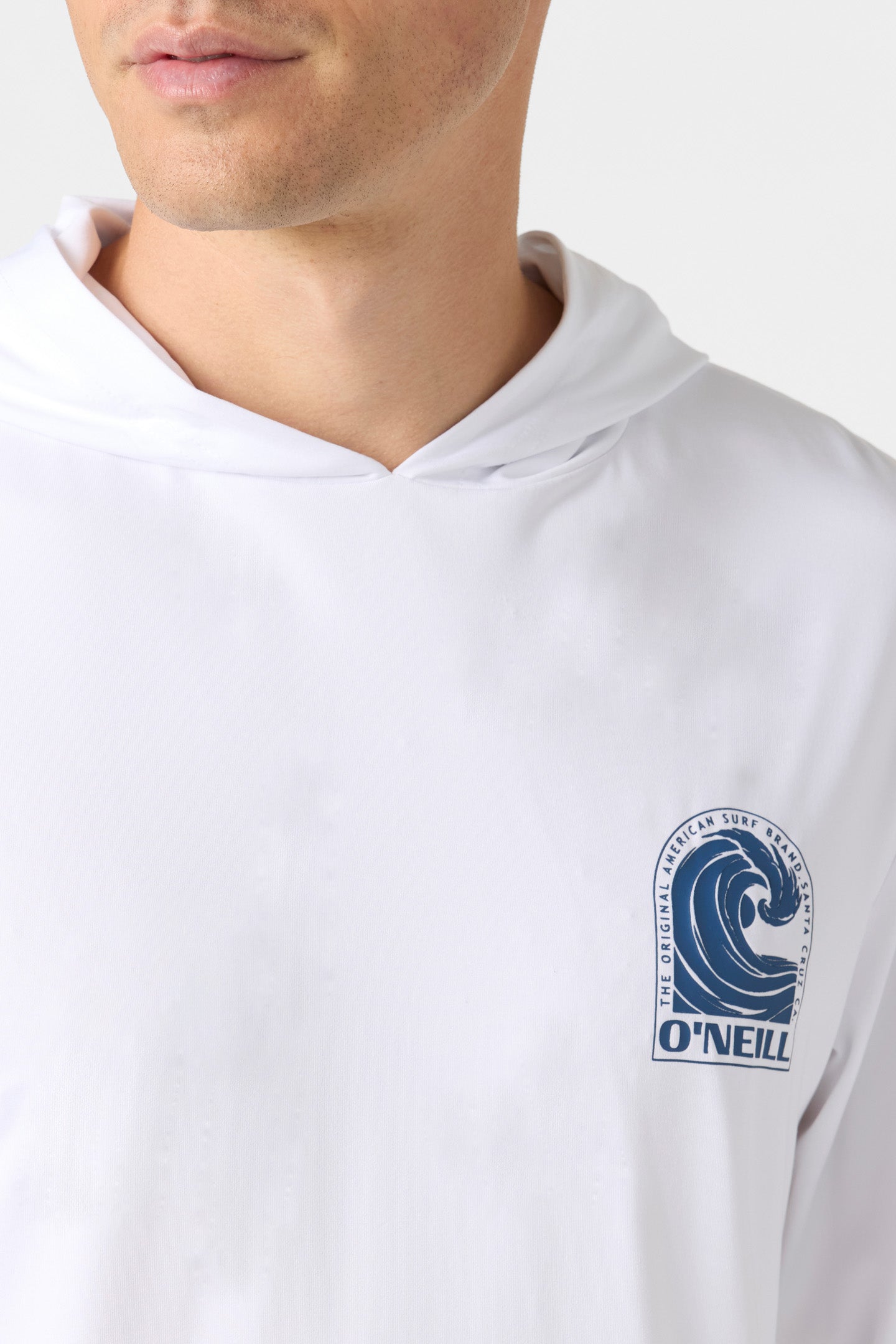 TRVLR Upf Hooded - Swell Long Sleeve Pullover - White | O'Neill