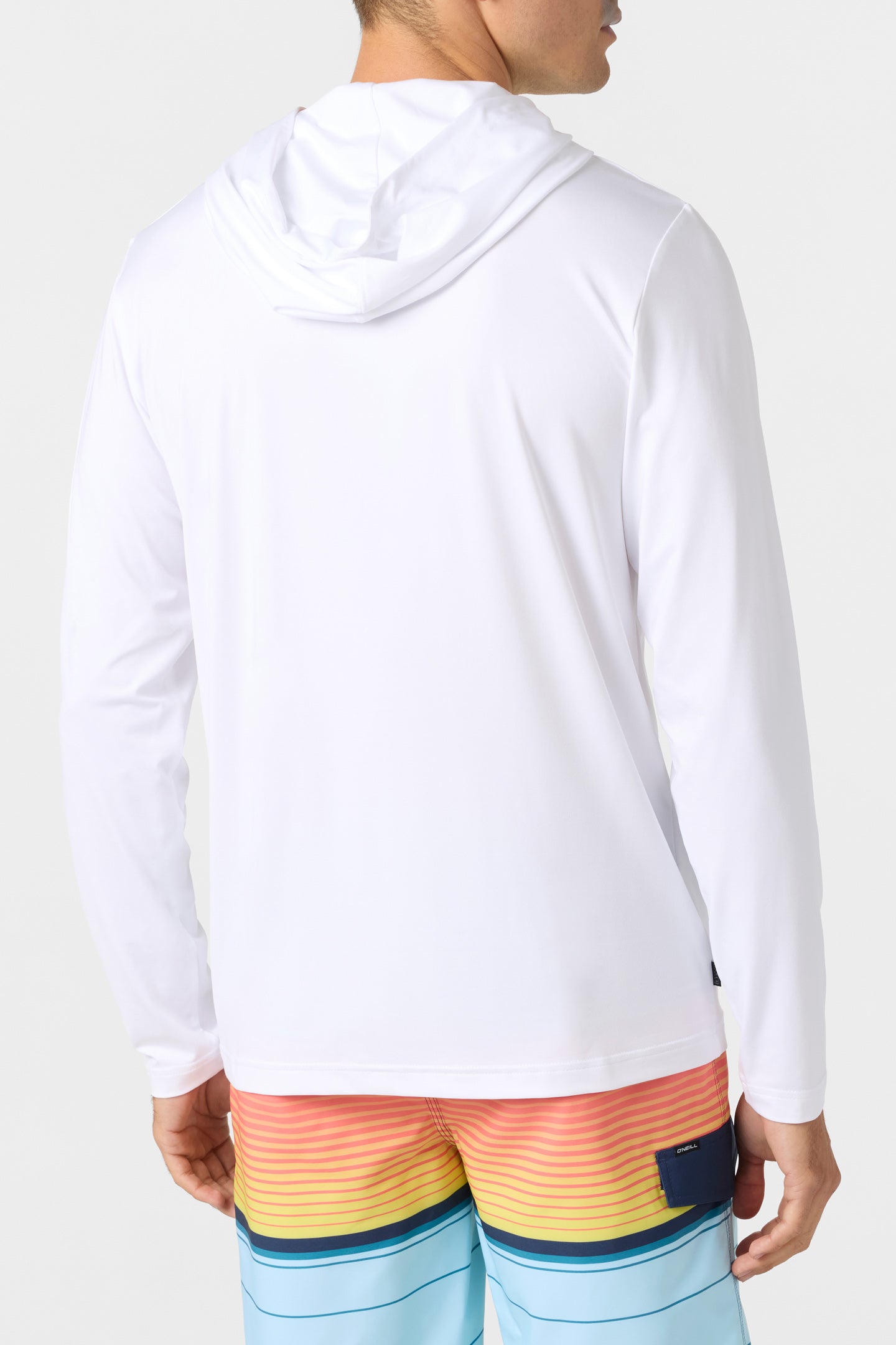 TRVLR Upf Hooded - Swell Long Sleeve Pullover - White | O'Neill