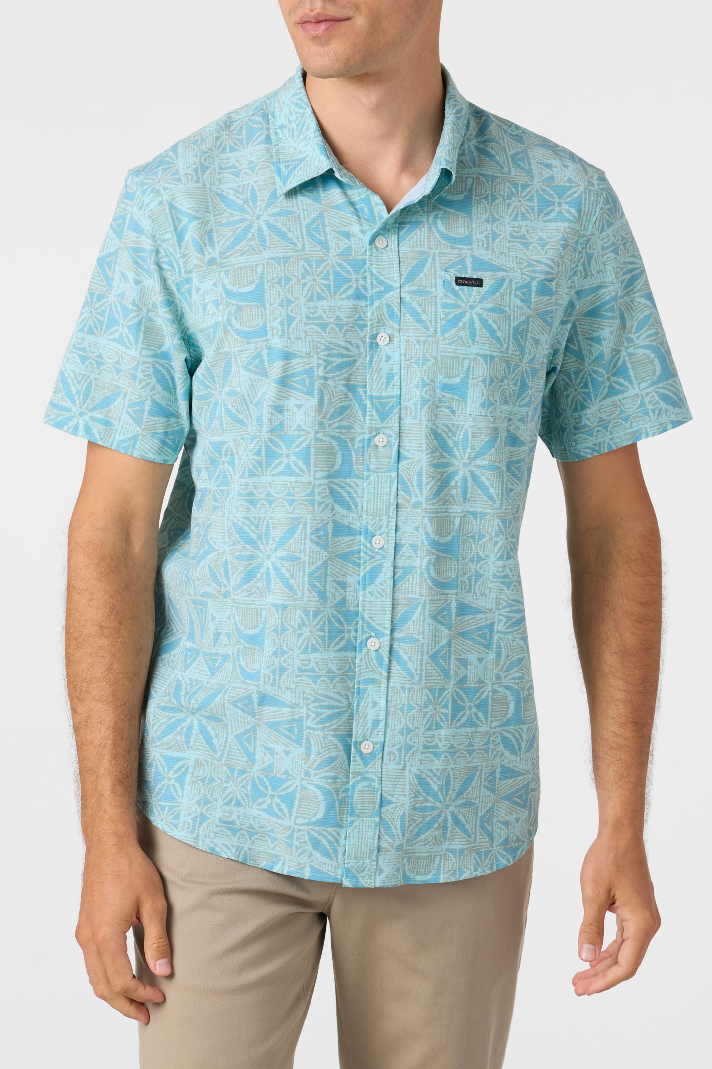 TRVLR Upf Traverse Slub Relaxed Relaxed Fit Shirt - Pastel