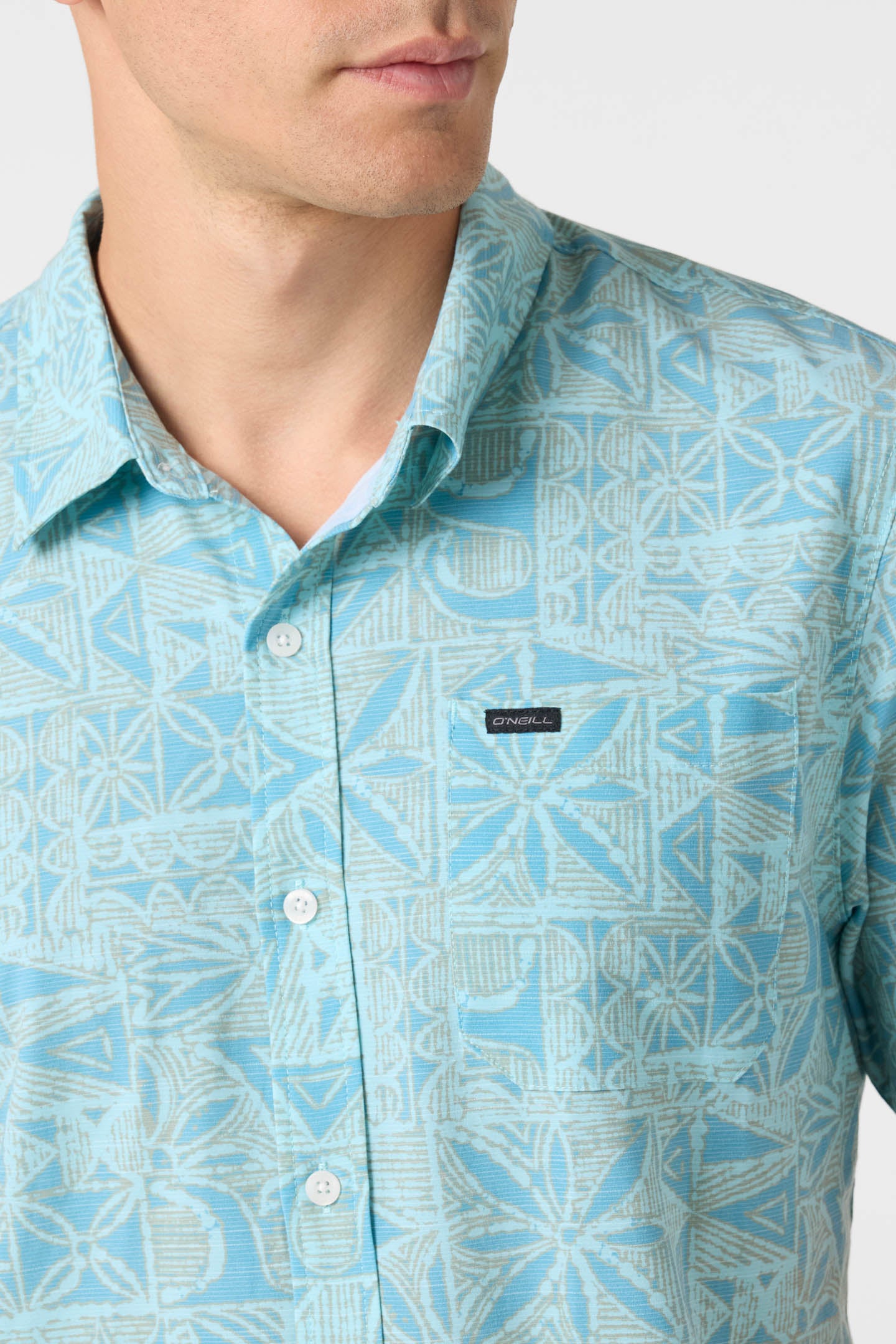TRVLR Upf Traverse Slub Relaxed Relaxed Fit Shirt - Pastel