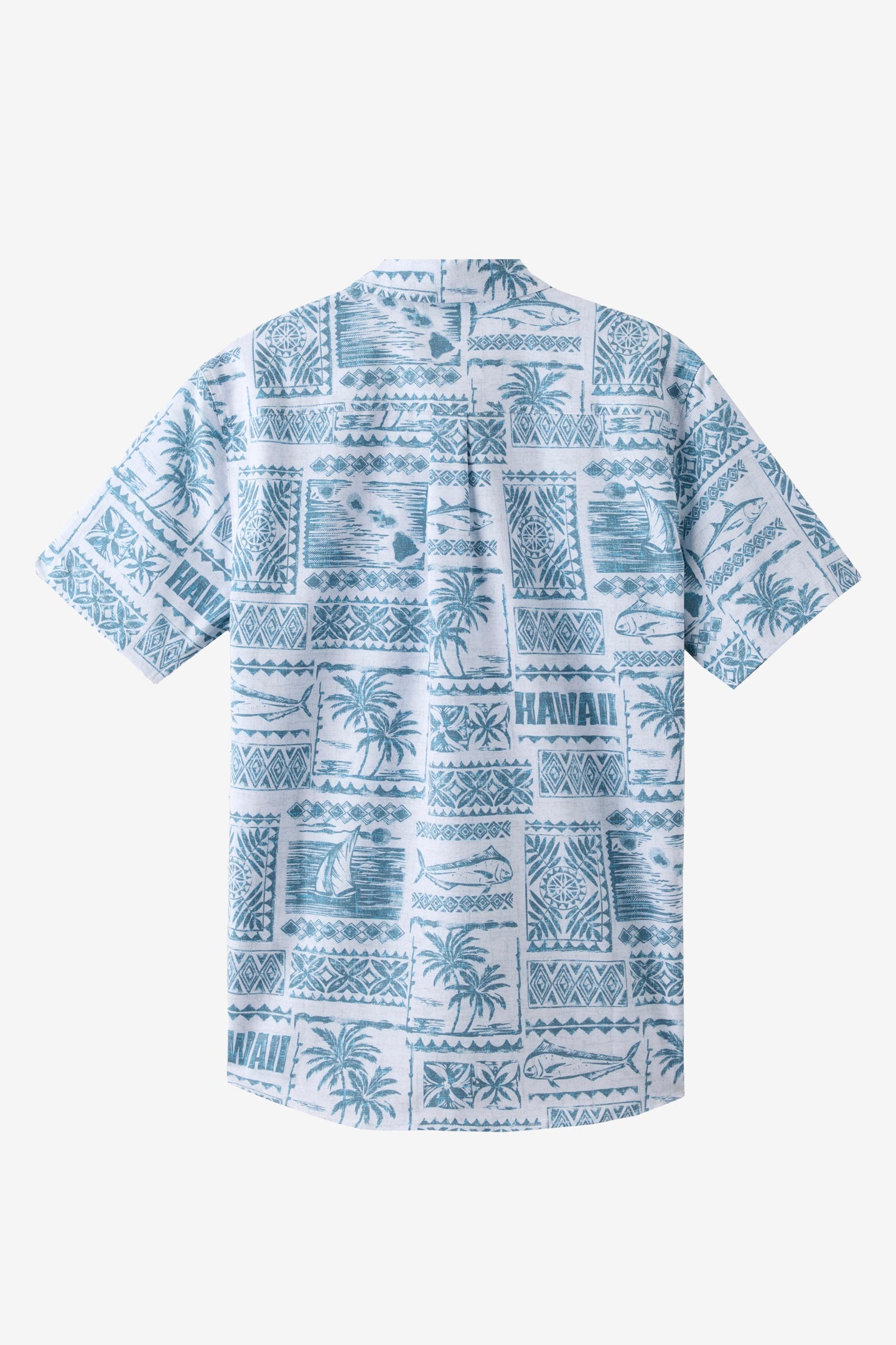 TRVLR Upf Traverse Hawaii Relaxed Relaxed Fit Shirt - White | O'Neill