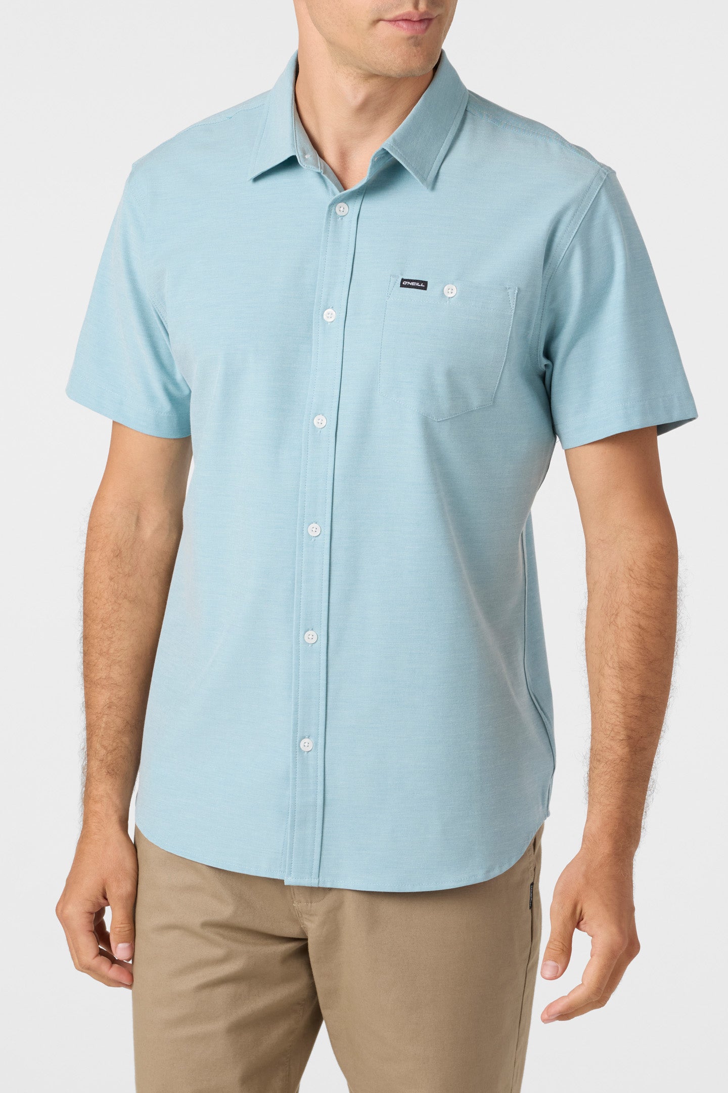 Light Check Hybrid Standard Standard Fit Shirt - Blue Fade | O'Neill