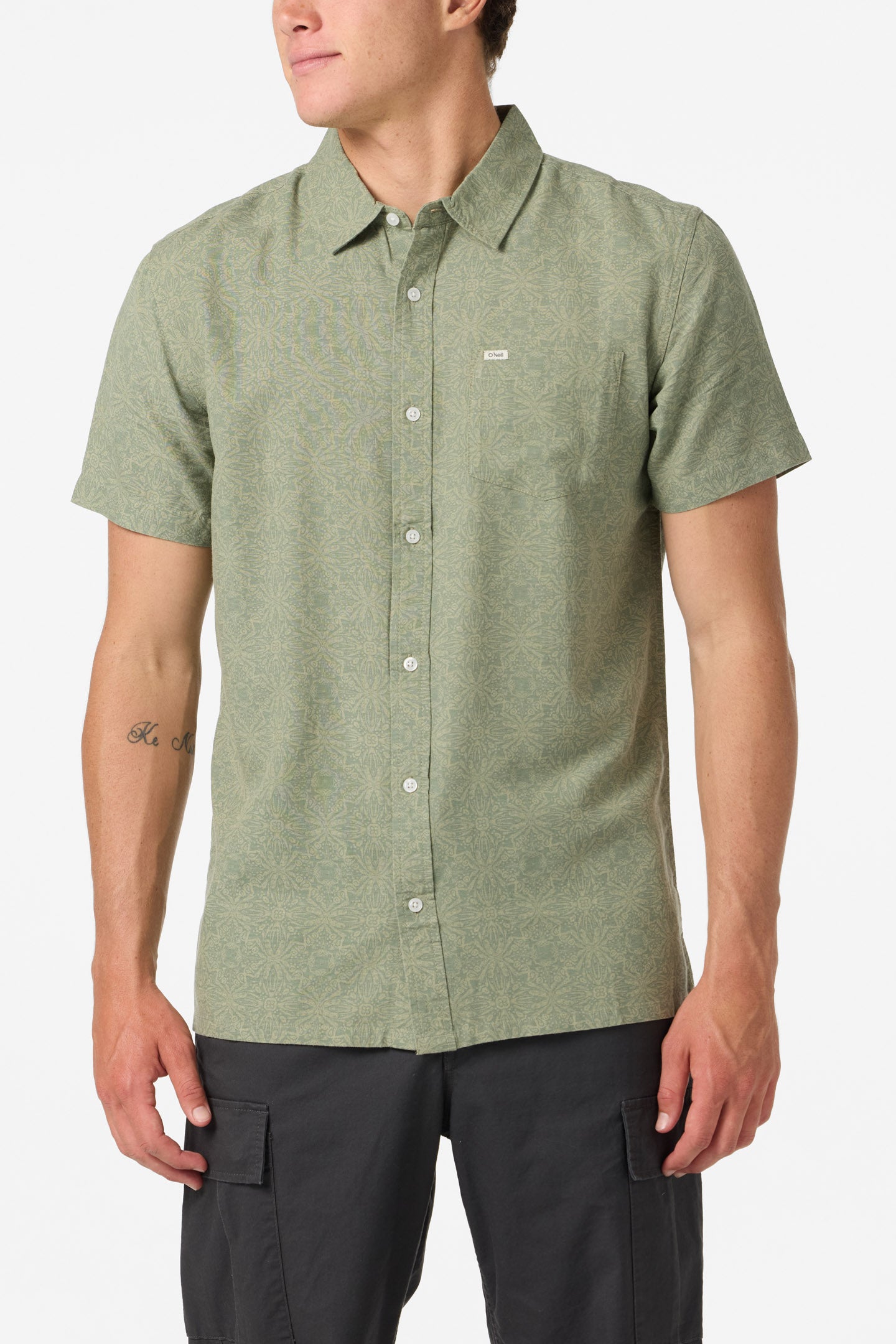 O'Riginals Eco Print Standard Standard Fit Shirt - Clover