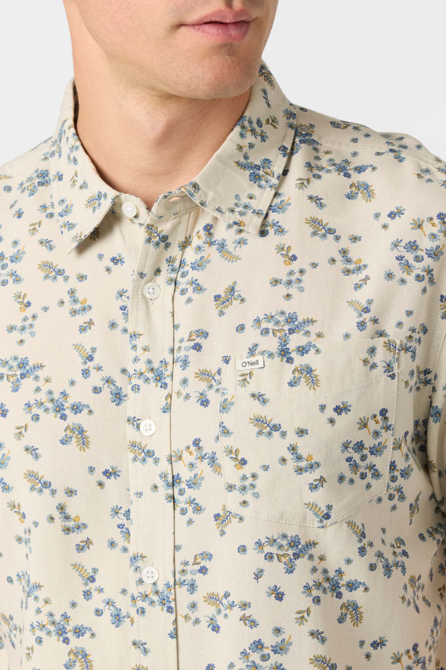 O'Riginals Eco Print Standard Standard Fit Shirt - Lt Khaki | O'Neill