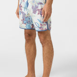 O'Riginals Print Scallop 18" Boardshorts