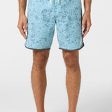 O'Riginals Print Scallop 18" Boardshorts