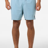 O'Riginals Solid Scallop Elastic Waist 16" Swim Trunks