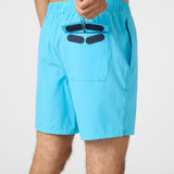 Lennox Hermosa Solid 17" Swim Trunks