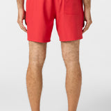 Lennox Hermosa Solid Elastic Waist 17" Swim Trunks