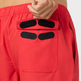 Lennox Hermosa Solid Elastic Waist 17" Swim Trunks